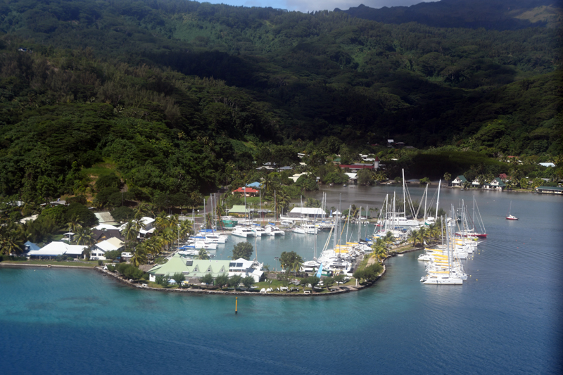 Croisière en Polynésie - Marina de Raiatea