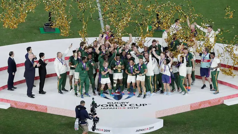 Victoire de la coupe du monde de rugby en 2019 - Afrique du Sud